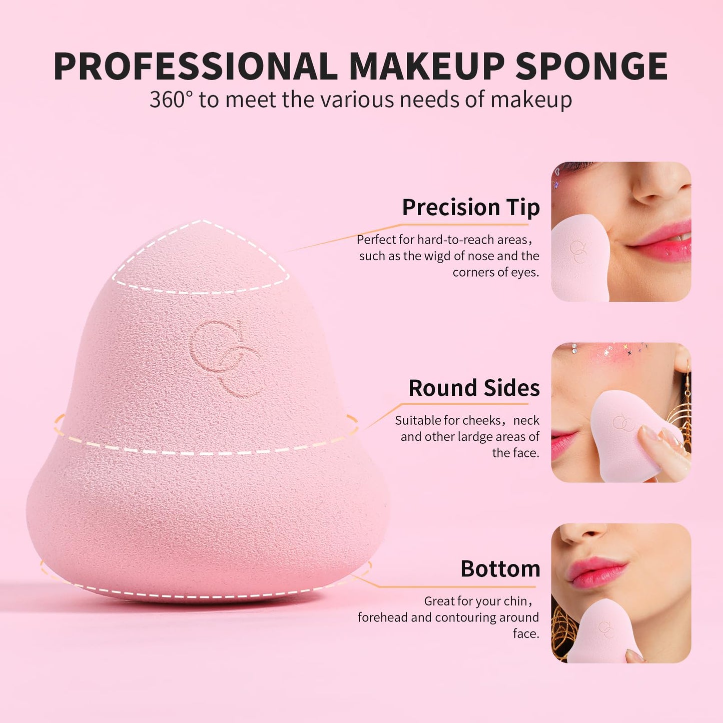 Docolor Makeup Brushes 16+3 Pcs Makeup Brush Set with Makeup Bag Makeup Sponge & Brush Cleaning Pad Professional Face Powder Kabuki Foundation EyeShadow Concealers Brush Kit Gift Box Fantasy Series Ⅲ