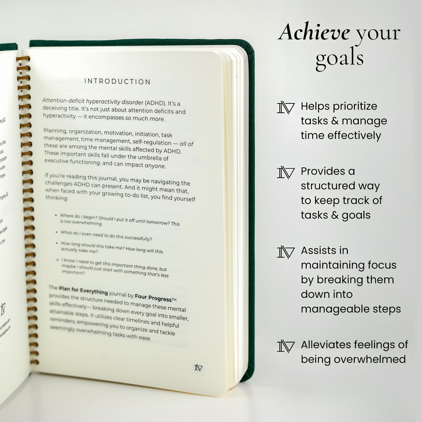 Plan for Everything: Repeatable ADHD Productivity Task Tracker for Adults and Students, Improved Executive Functioning, Enhance Focus & Organization, Women and Men, Achieve Goals
