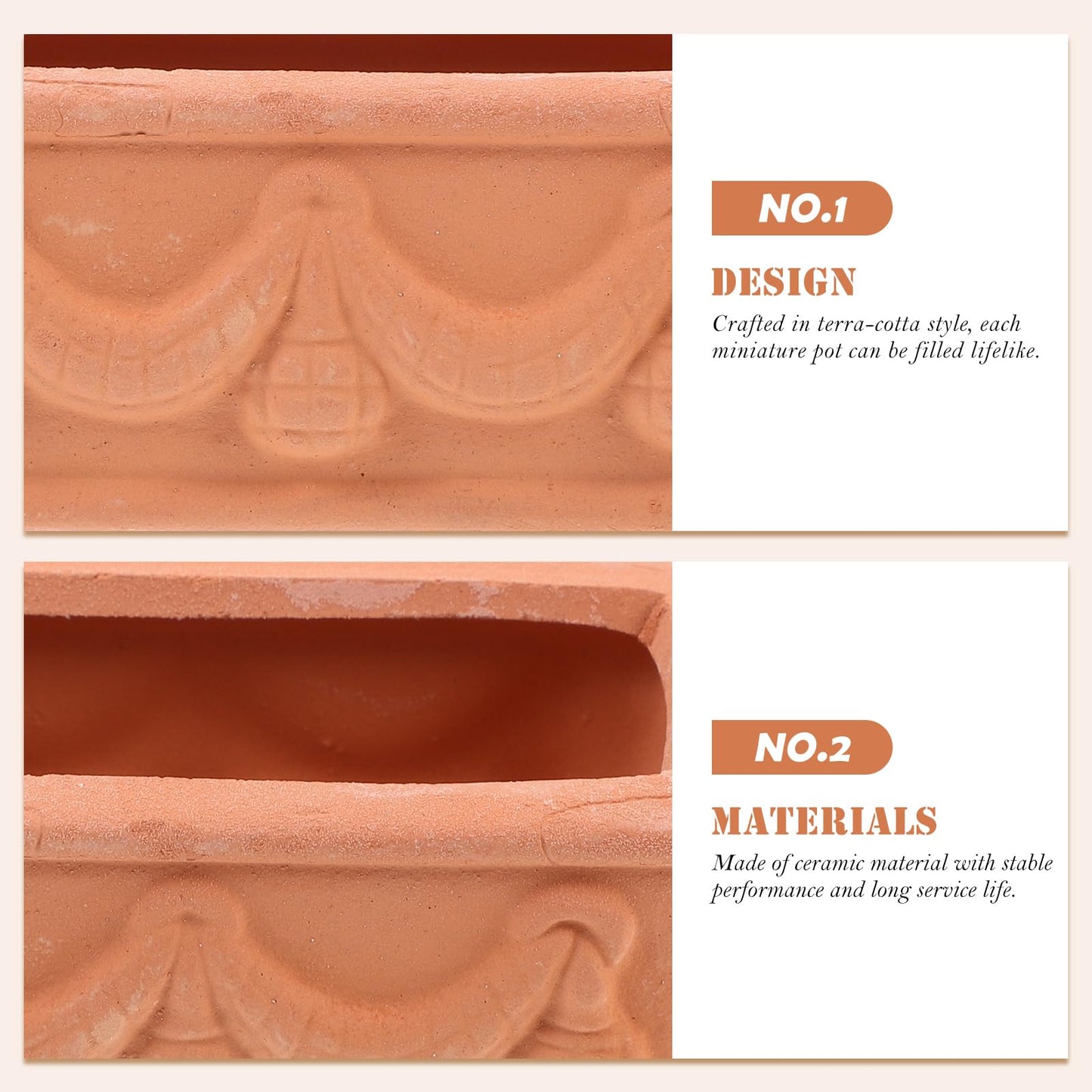 HANABASS Red Pottery Basin Ceramic Planter for Succulent Plants Small Desktop Flower Pot for Home Office Study Room Decoration