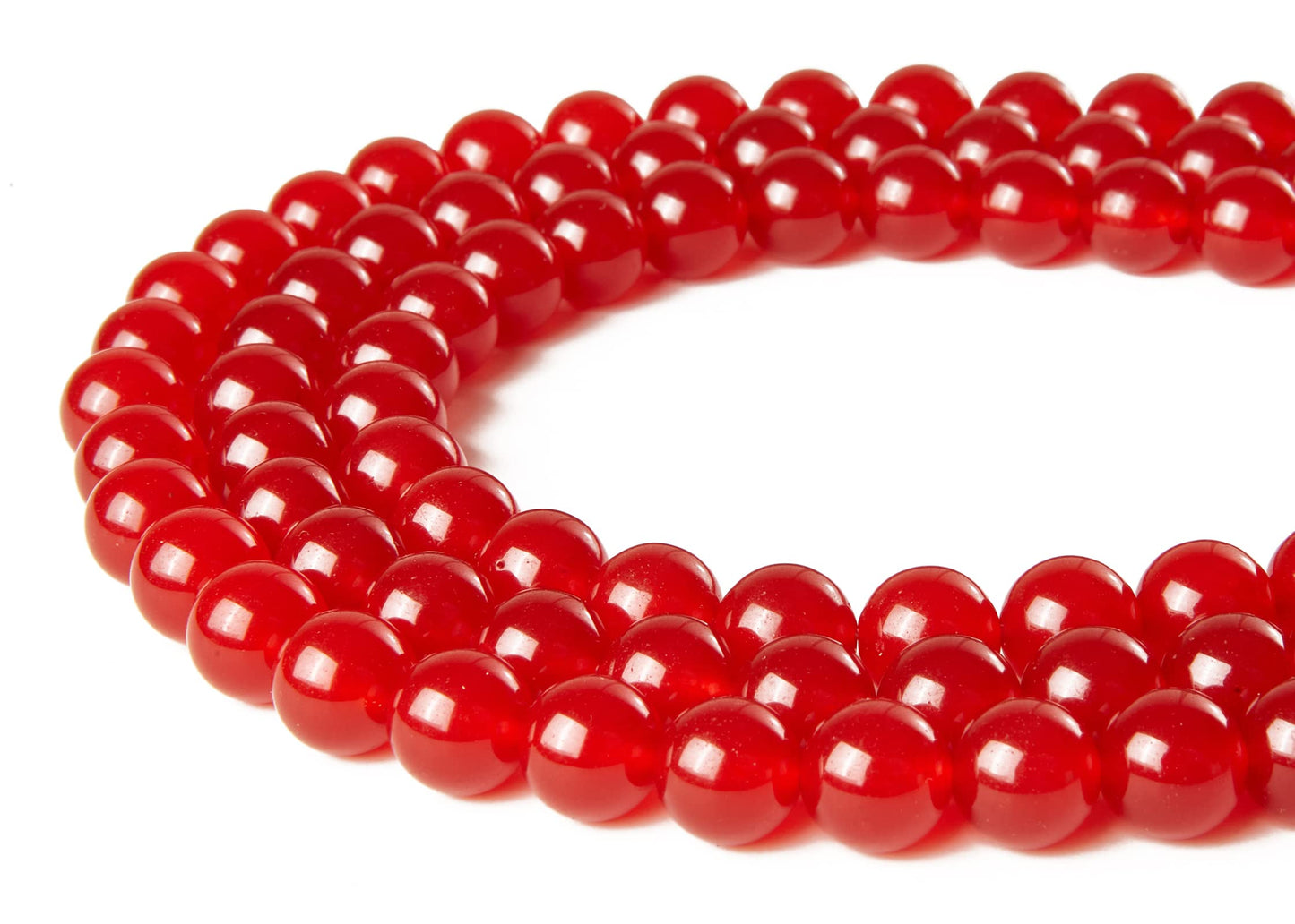 100pcs 8mm Carnelian Beads Natural Gemstone Beads Round Loose Beads for Jewelry Making