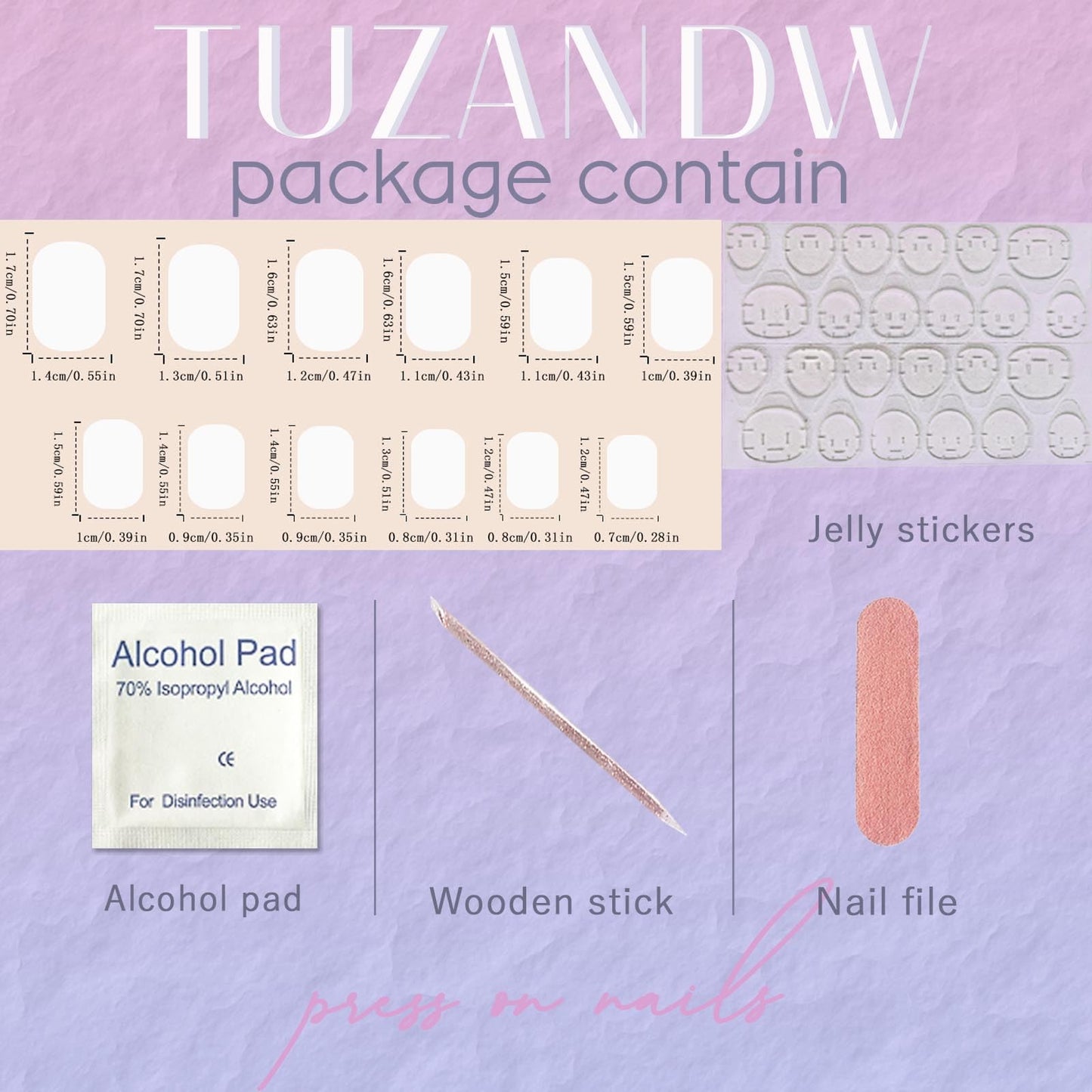 Flower Press on Nails Short Square Fake Nails with Floral Designs Spring Nails Press ons Glossy Glue on Nails Light Red Acrylic Nails Summer Stick on Nails for Women 24 Pcs