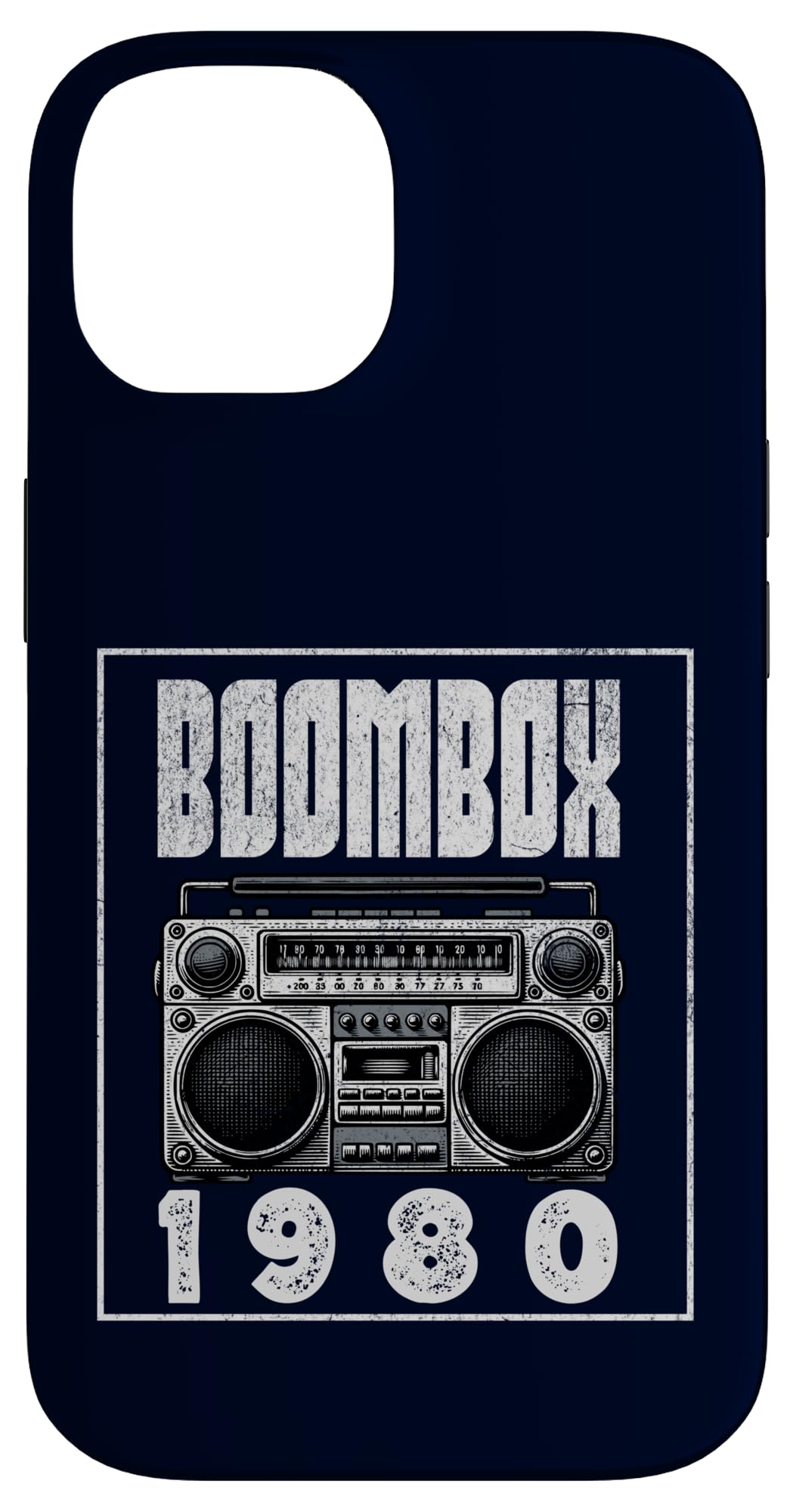 Boombox CD Player Cassette Audio AM FM Radio 1980 Birthday Case for iPhone 14