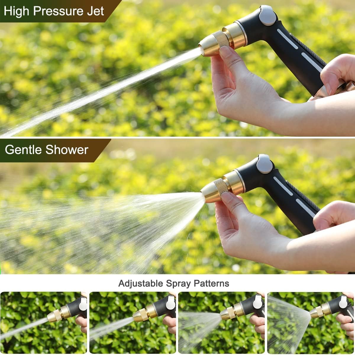 Metal Thumb Control Adjustable Nozzle