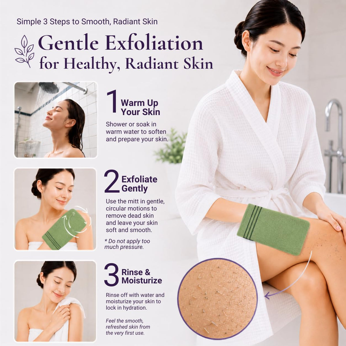 Korean Exfoliating Mitt (5 Count)