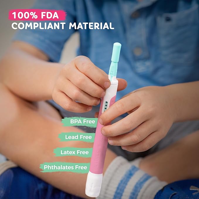 TalkTools Sensi Kit | Oral Sensory Kit for Speech and Feeding Therapy | Improves Jaw Strength, Coordination, and Mobility (Pink)
