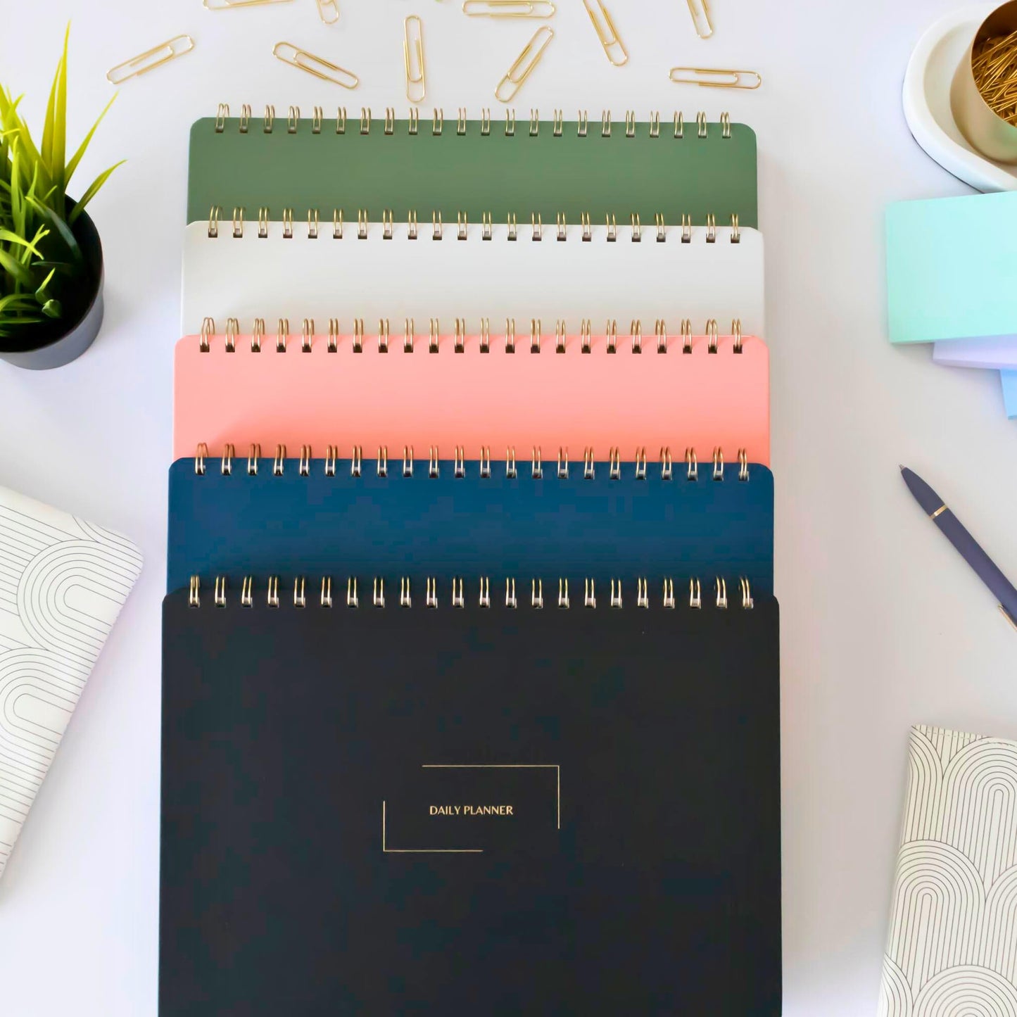 Merely Home Undated Weekly Planner | 8.25” x 11.75” Work To-Do Notebook | ADHD Academic Organizer | Multi-Layout | Men and Women Planner | College Supplies | Evergreen | Landscape Layout