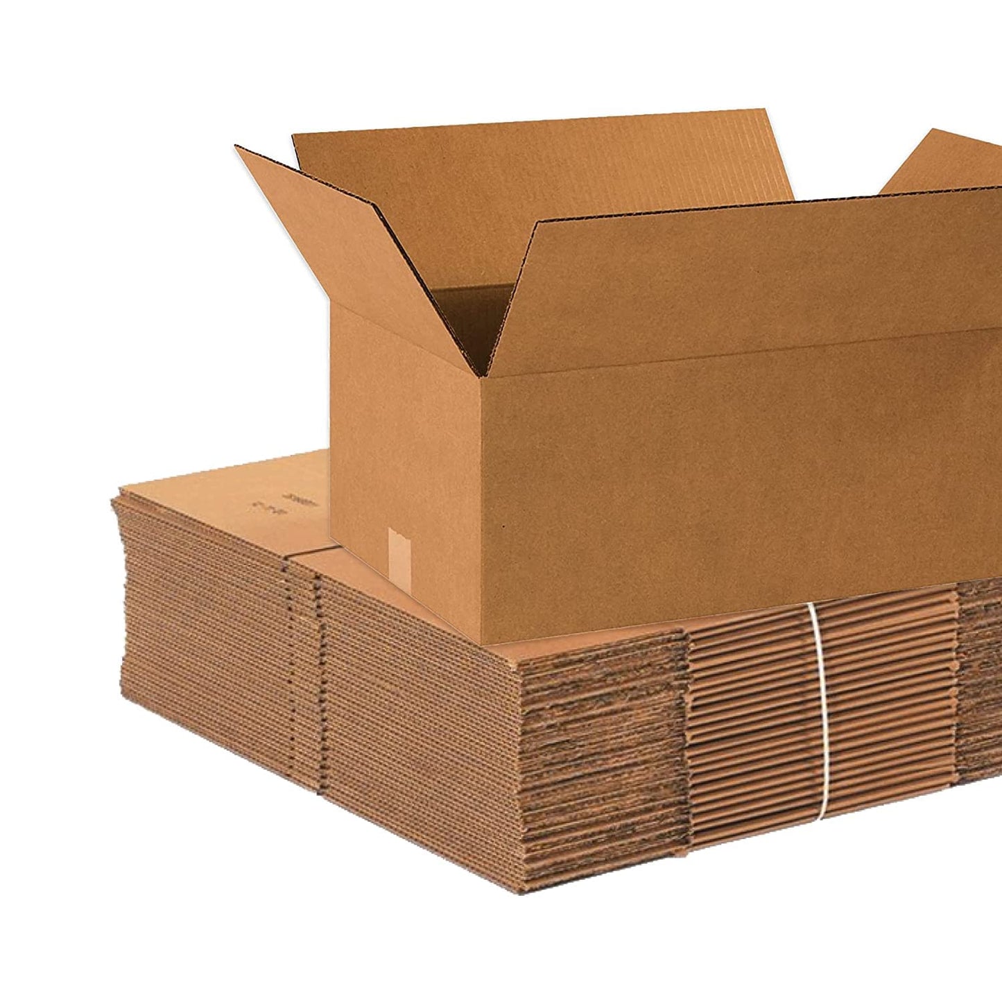 BOX USA 18 1/2 x 12 1/2 x 8 Corrugated Cardboard Boxes, Medium 18.5"L x 12.5"W x 8"H, Pack of 25 | Shipping, Packaging, Moving, Storage Box for Home or Business, Strong Wholesale Bulk Boxes