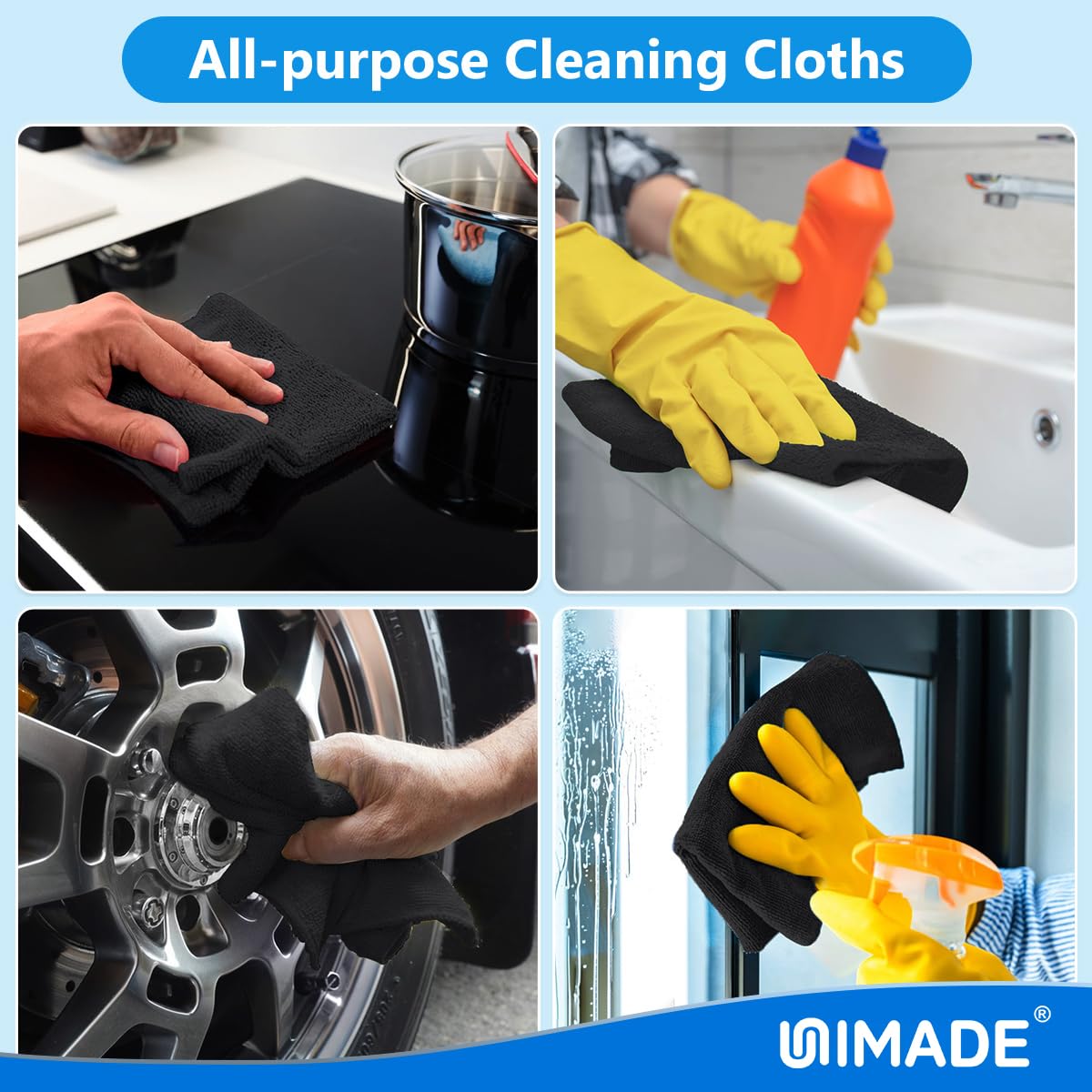Microfiber Cleaning Cloth (10 Count)