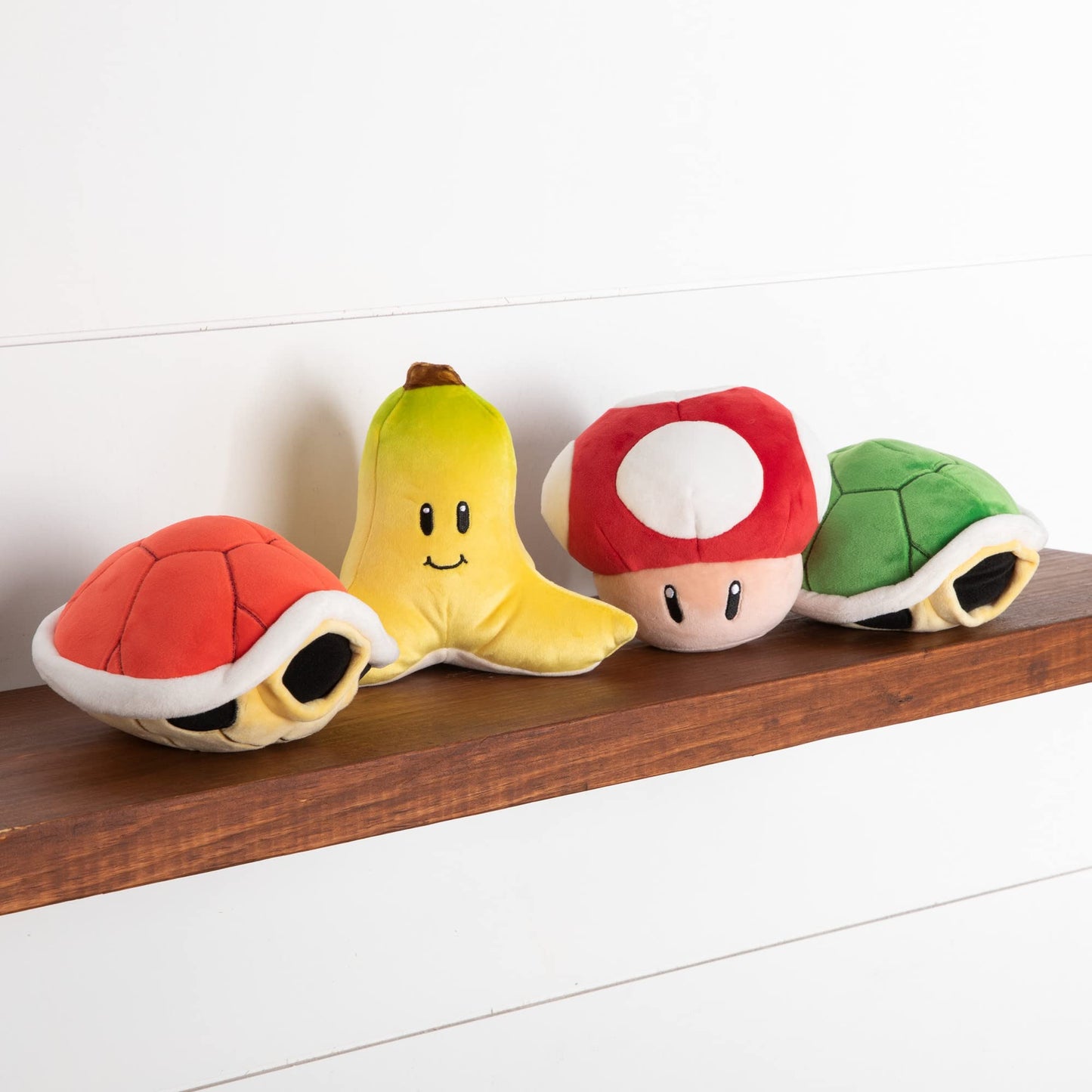 Club Mocchi-Mocchi- Mario Kart Plush - Red Shell Plushie - Squishy Mario Plushies - Squishy Toys and Cute Stuffed Animals - Gaming Room Decor - Video Game Collectibles - 6 Inch