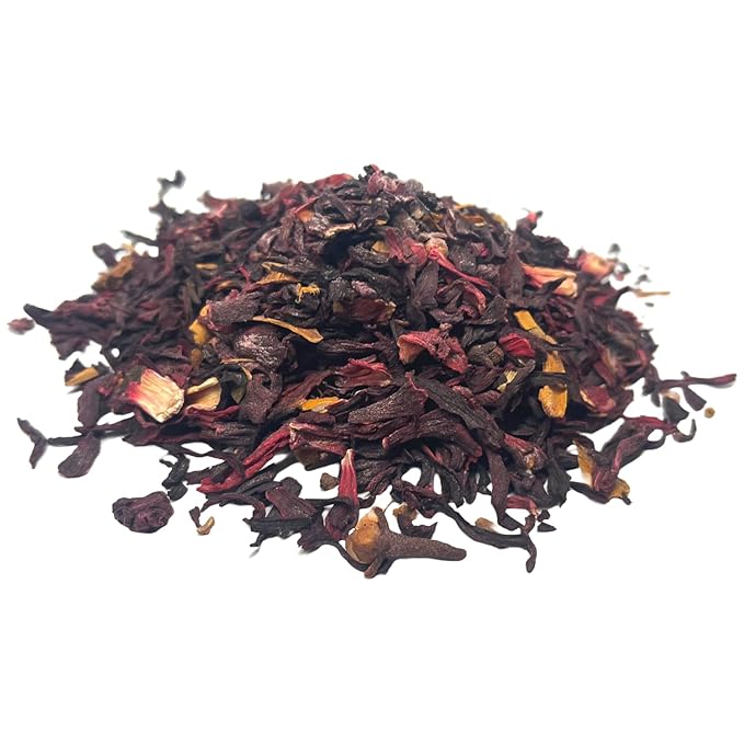 Hibiscus Spice Herbal Infusion Tea Cinnamon Clove Star Anise (70g) Invigorating Aroma