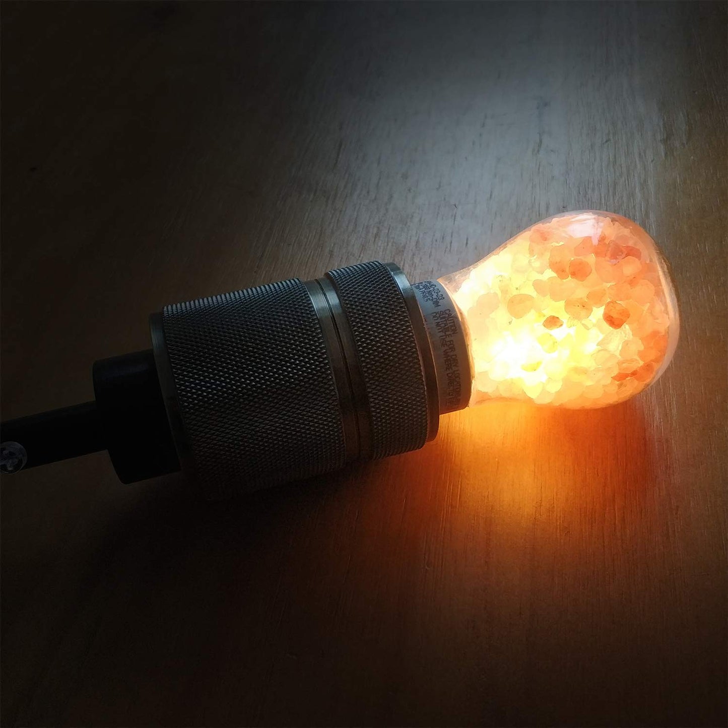 Himalayan Glow Salt Lamp LED Light Bulbs 60-Watt Equivalent, Warm Amber Glow, Dimmable E26 Edison light bulb for Decor, Homes, Offices, Kitchen, 6 Pcs