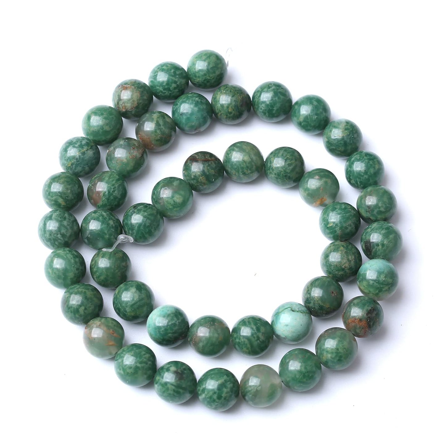 Natural 6mm Gray Striped Agate Beads Gemstone Loose Beads for Jewelry Makinge (6mm, African Jade)