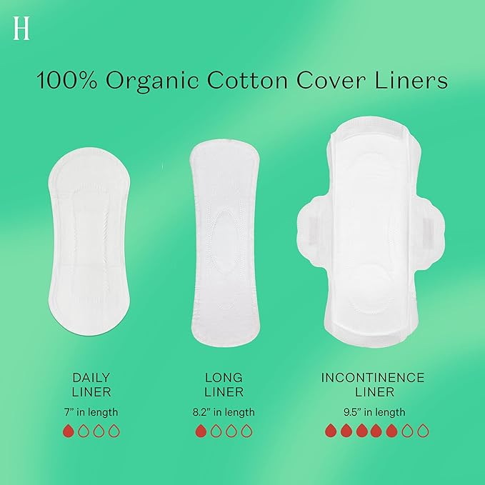 The Honey Pot Company - Herbal Panty Liners for Women - Organic Incontinence w/Wings - Infused w/Essential Oils for Cooling Effect - Postpartum Essentials - Feminine Care - FSA - 20ct
