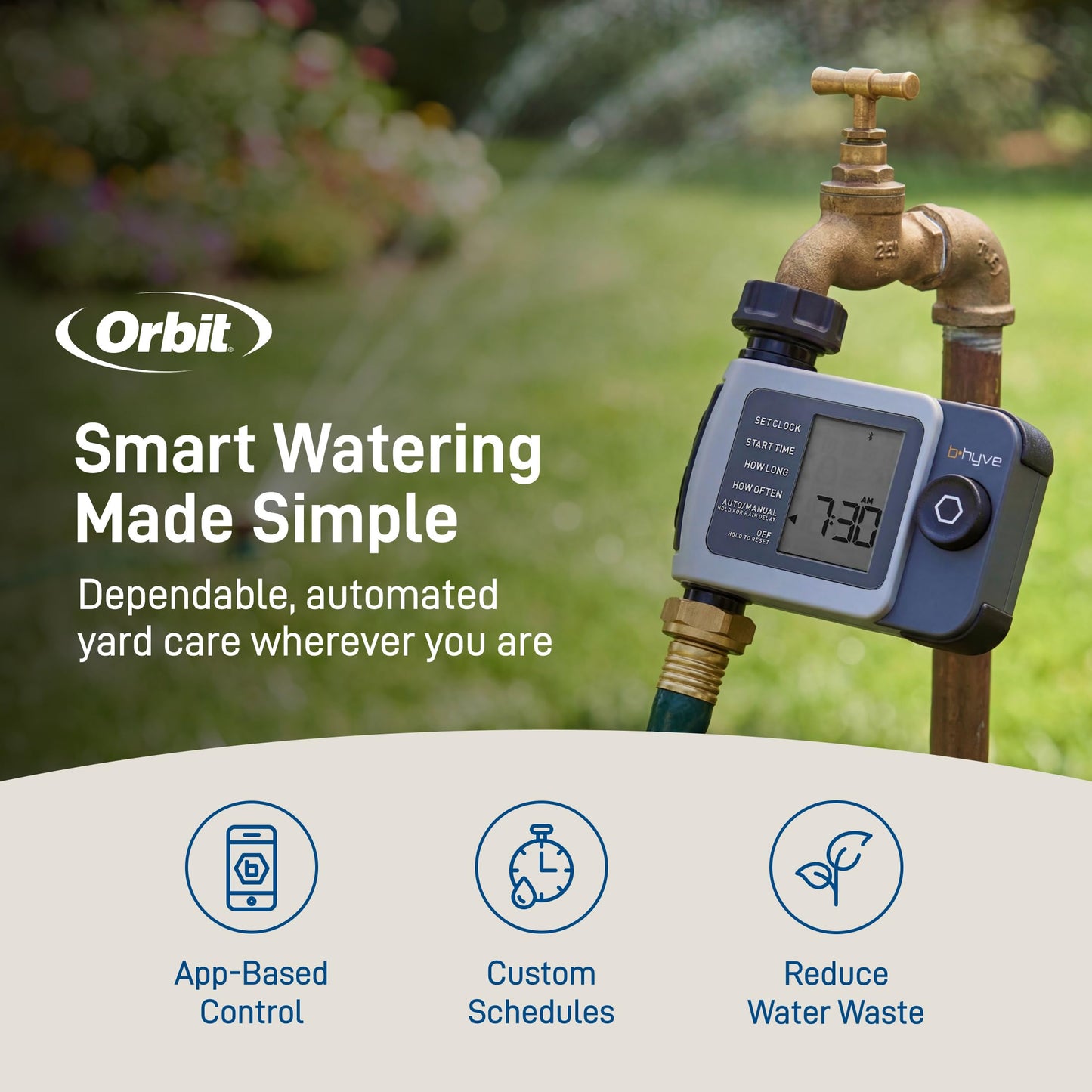 Orbit 24516 B-hyve XD 1-Port Smart Hose Watering Timer with Wi-Fi Hub