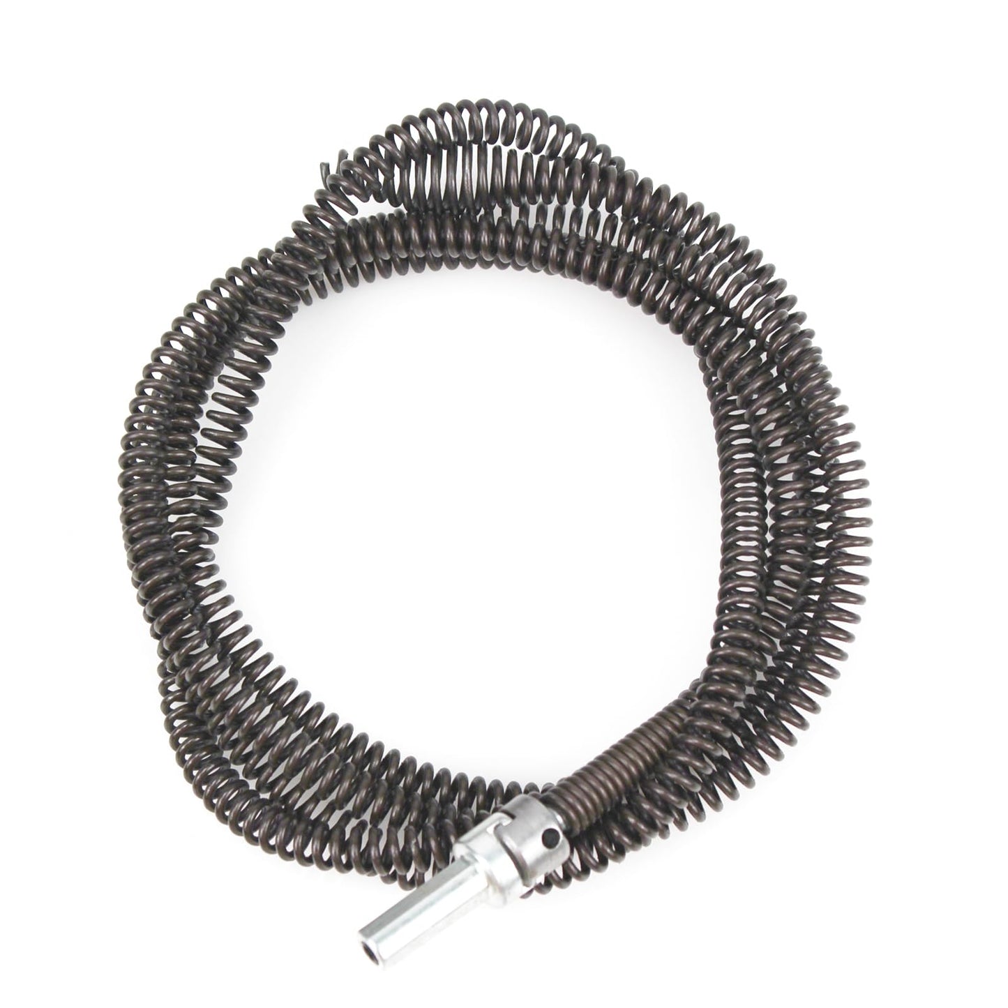 10mm Heavy-Duty Drain Auger Snake Cable with Drill Adapter - 6.5Ft/2M Flexible Plumbing Clog Remover for Kitchen, Bathroom, Toilet, Shower Sink & Pipe