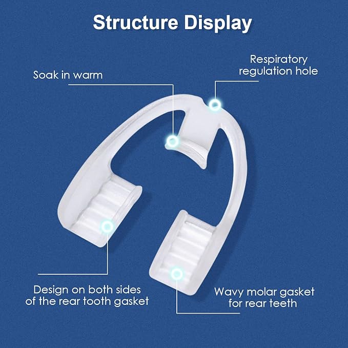 Teeth Grinding Night Guards Teeth Cushion Mouth Guard Protection Braces Anti-Grinding Braces Teeth Protector Sleep Teeth Grinder for Adults and Children (30 Pack)