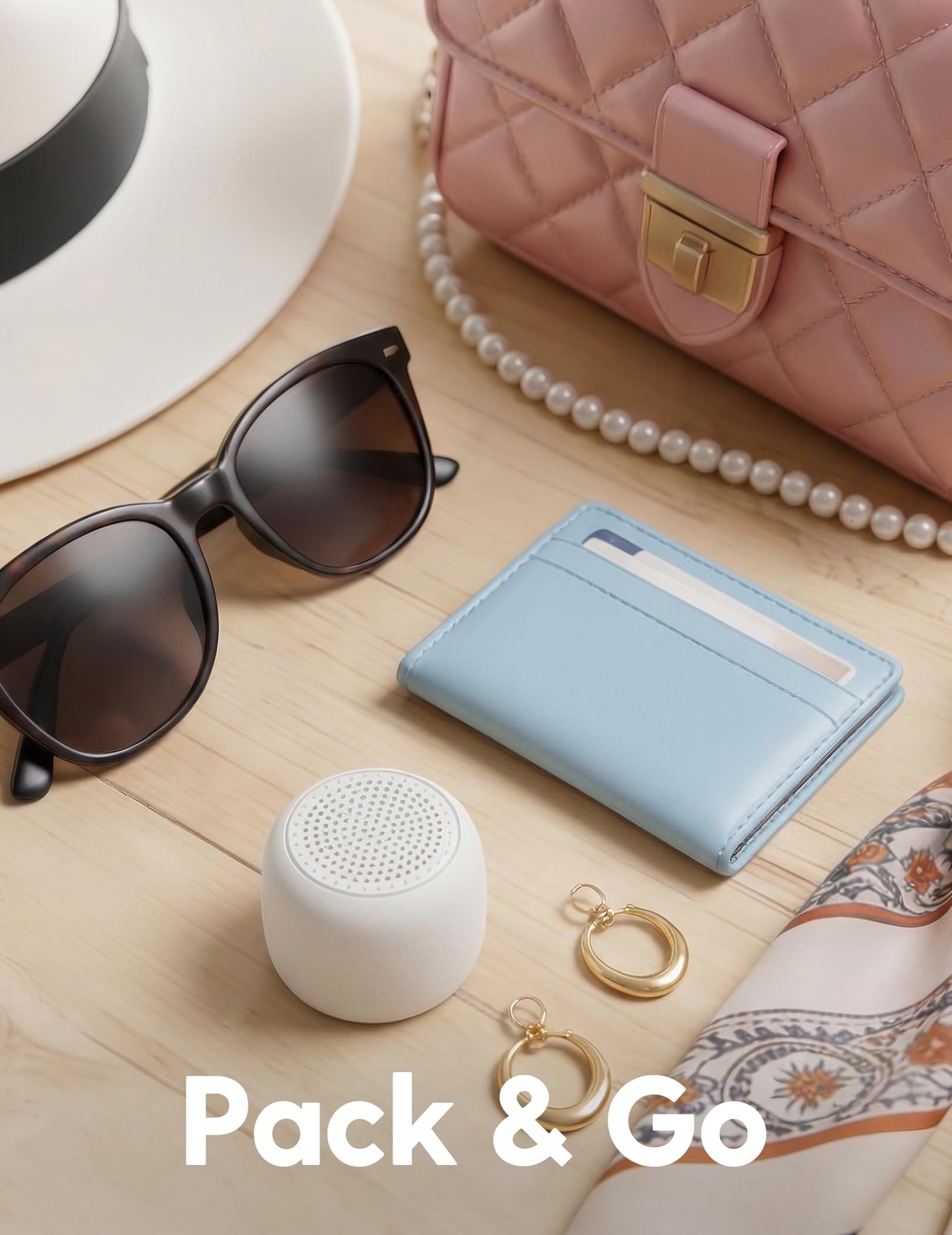 Babelio White Noise Sound Machine for Adults Kids Baby, Mini, 15 Non-looping Sounds, Timer, Memory Function, Easy to Pocket and Travel White