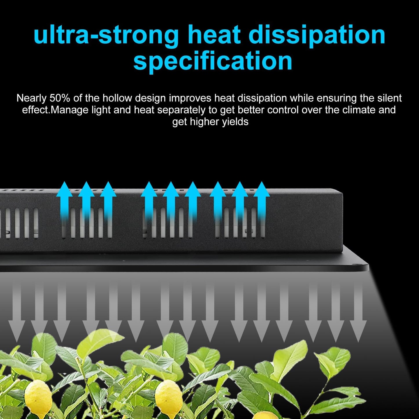 MELONFARM Grow Tent Complete Setup, 100W Full Spectrum LED Grow Light &48"x24"x60"Grow Tent Bundle, 4" Efficient Airflow Ventilation System with Soundproof Duct Connector