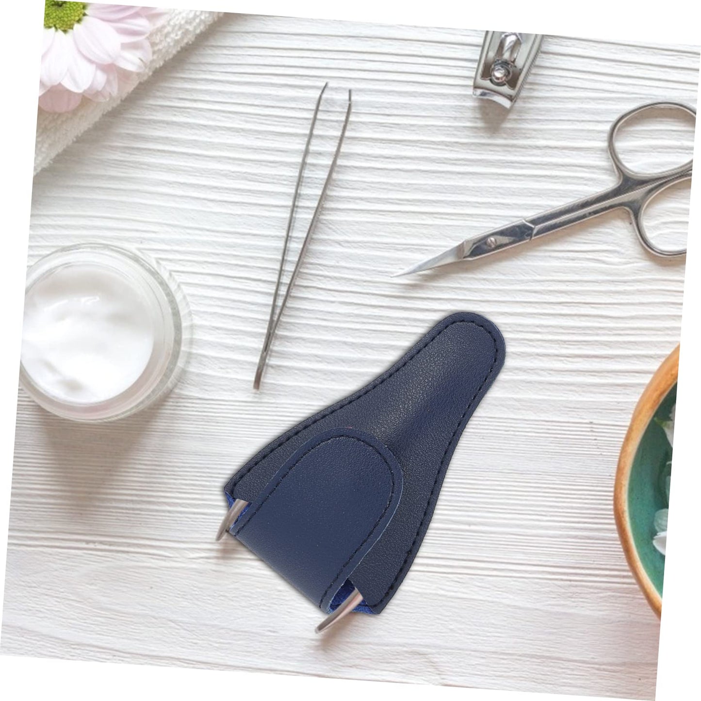 Nail Scissor Pouch with Buckle Closure Lightweight Portable Protective Cover for Cuticle Scissors Grooming Shears 4.33 X 2.75 X 0.98 Inches 3-Pack