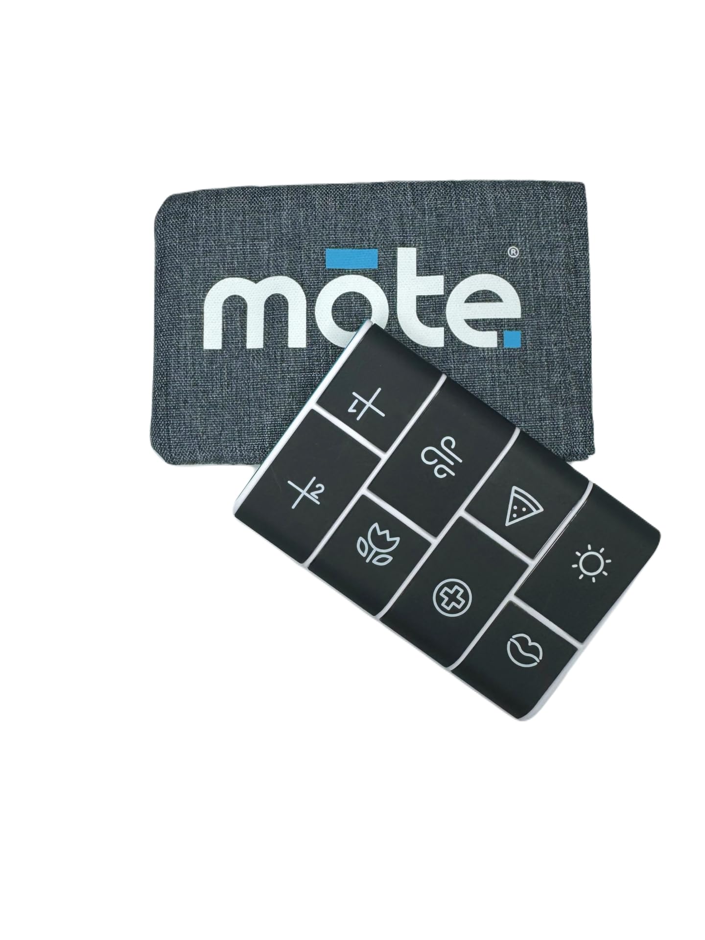 Mote Wallet Credit Card Size Pillbox Carry Medications, Pills 7 Day Weekly Organizer Pill case, Mini, Small Holder, Tiny, Travel, mote, Medicine(Mini Moonpie)