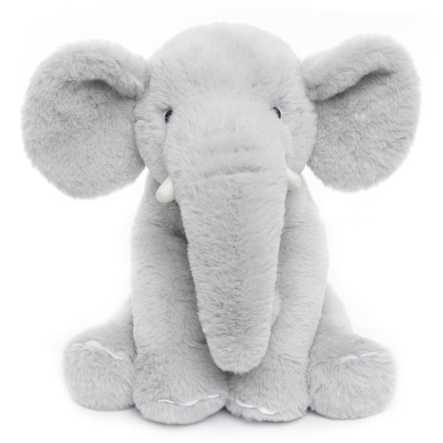 WEIGEDU Elephant Stuffed Animals Gray Pink Blue