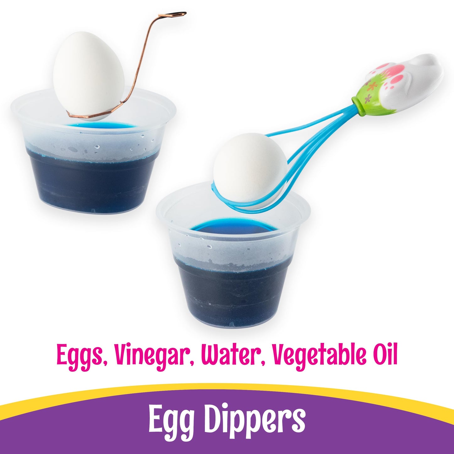 PAAS Easter Egg Decorating Bundle, Includes 1 Deluxe Kit, 1 Neon Egg Dying Kit, and PAAS Whiskers for Easy Egg Dying, Food Safe Dye for Family Easter Activity (3 Piece Bundle)