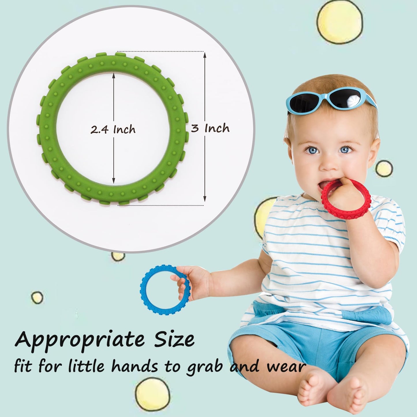 Sensory Chew Toys for Babies and Kids