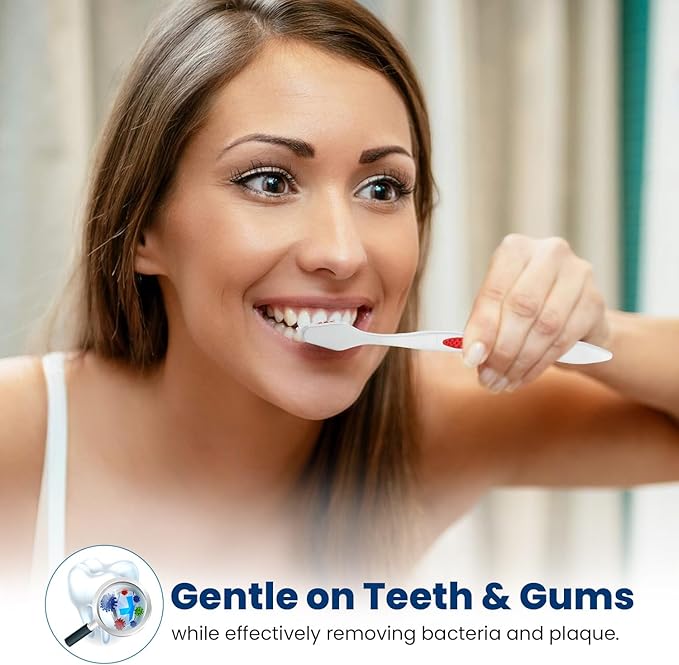 1000 Toothbrushes Bulk Wholesale Quantity Standard Size, Dental Care Toiletries, Medium Soft Bristles, Individually Wrapped, Homeless Care, Disposable Use, Hotels, Travel,