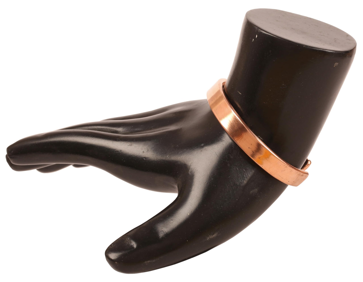 Touchstone Copper magnetic bracelet Tibetan style. Hand forged with solid and high gauge pure copper. Plain minimalistic elegance.