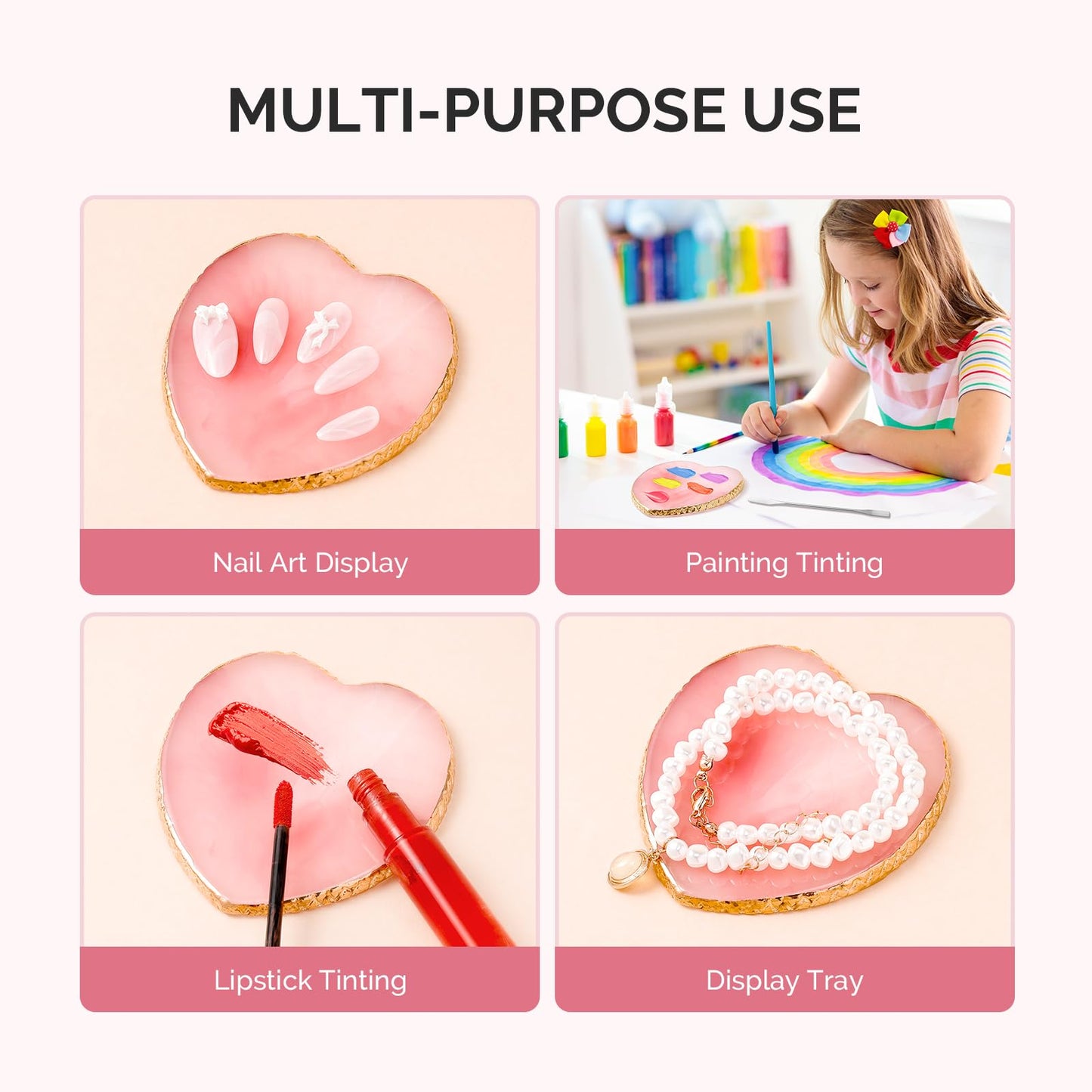 MelodySusie 2mm Flame Shape Cuticle Clean Nail Drill and Nail Art Palette