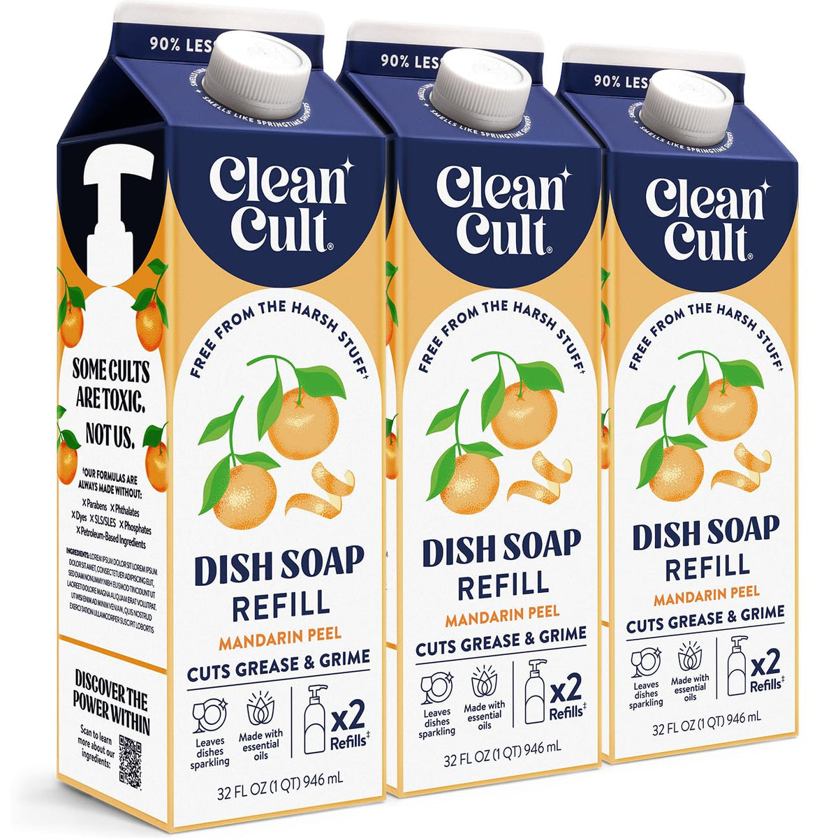 Dish Soap Liquid Refills (96 Fl Oz)