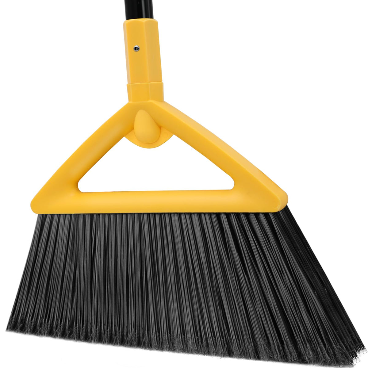 Heavy Duty Yellow Angle Broom with Long Handle