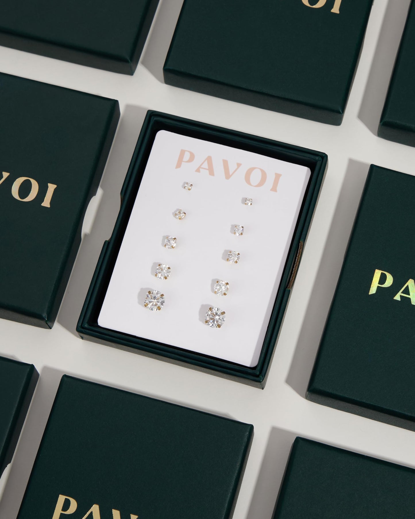 PAVOI 14K Rose Gold Plated Convertible Twisted Rope and Plain Paperclip Link Earrings for Women - Braided Drop Dangle Huggie Hoop Earrings
