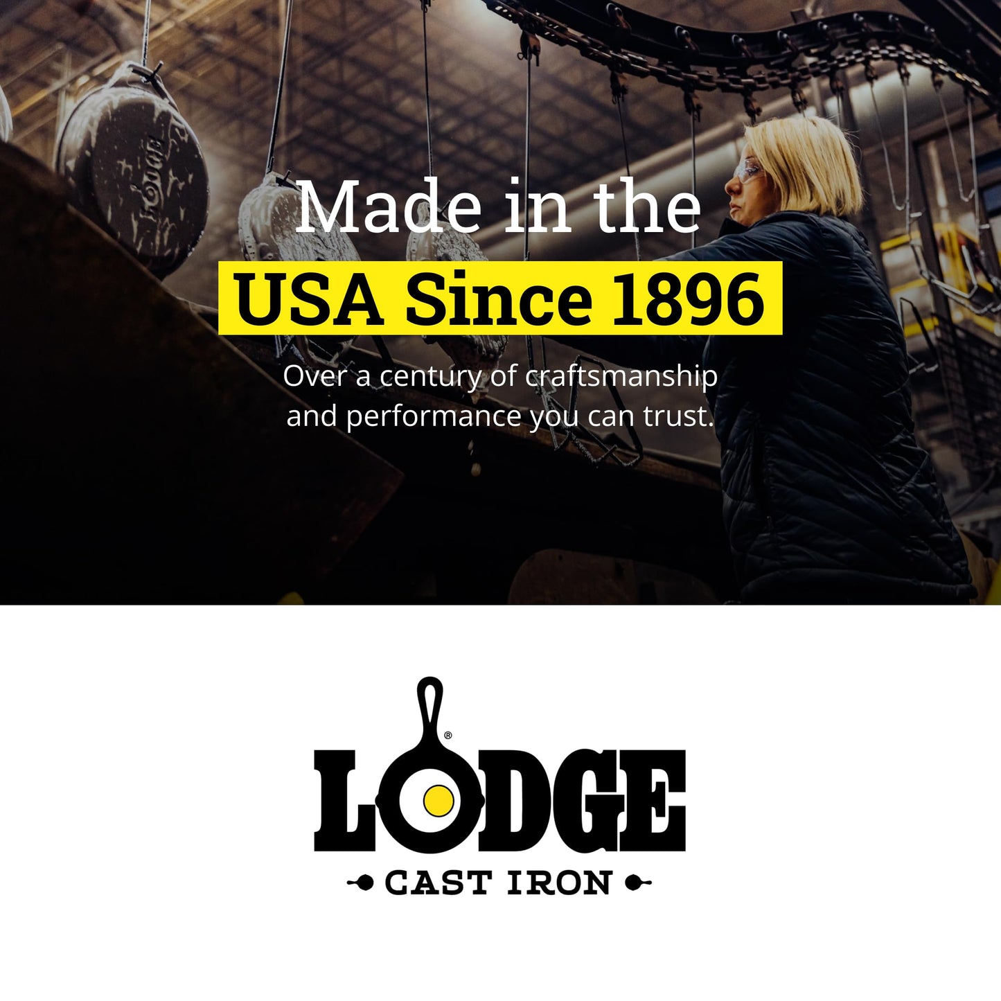 Lodge 9 Inch Cast Iron Pie Pan - PFAS-Free Pre-Seasoned Bakeware for Flaky Crusts, Deep Dish Pies, and Quiches - Dual Handle Design - Made in the USA