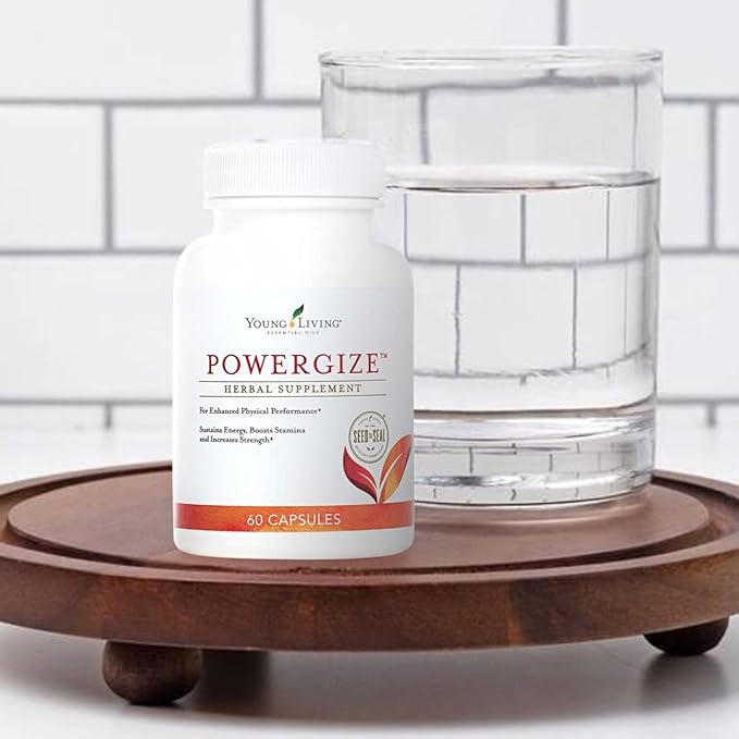 Young Living - PowerGize 60 Capsules | Workout Support Supplement for Men & Women | Supports Muscle Health, Energy, and Stamina for Active Lifestyles