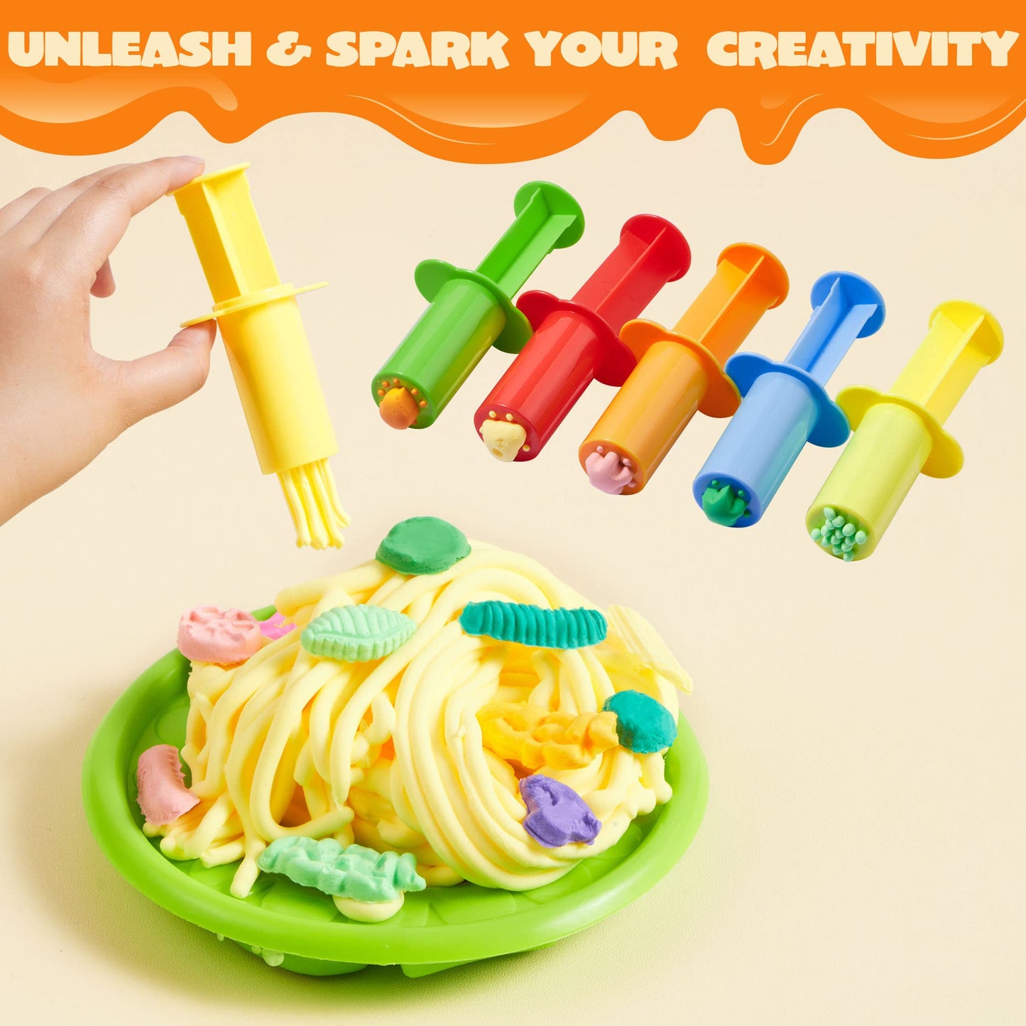 JOYIN 44 Clay Tools Set for Kids, Clay Accessories with Various Plastic Molds, Rolling Pins, Cutters, Gift for Boys Girls