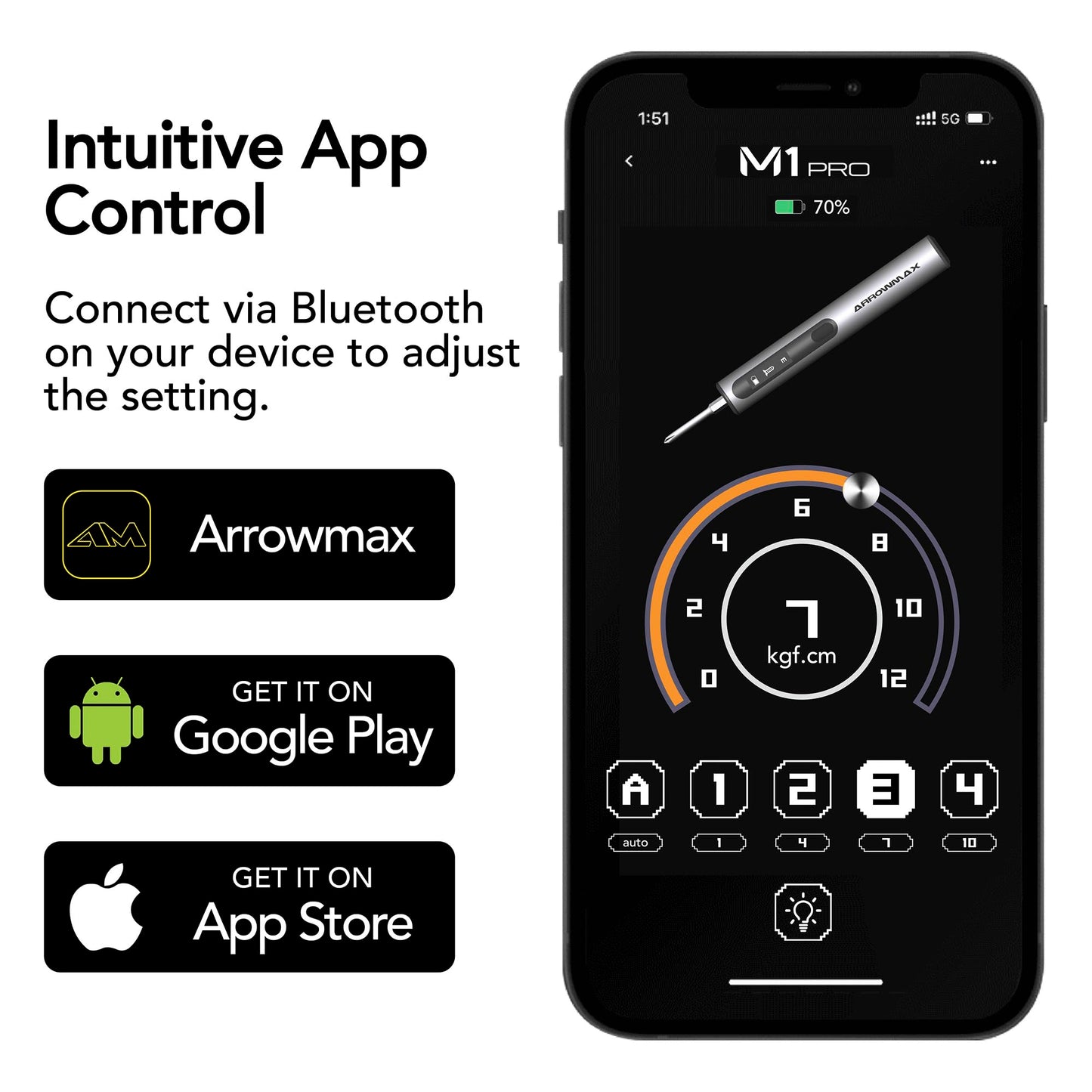 AM ARROWMAX Mini Electric Screwdriver & Removable Angle Screw, 60 in 1 7.4V Precision Electric Screwdriver Set, Repair Tool Set For Phone Camera Watch Laptop (M1 PRO PLUS)