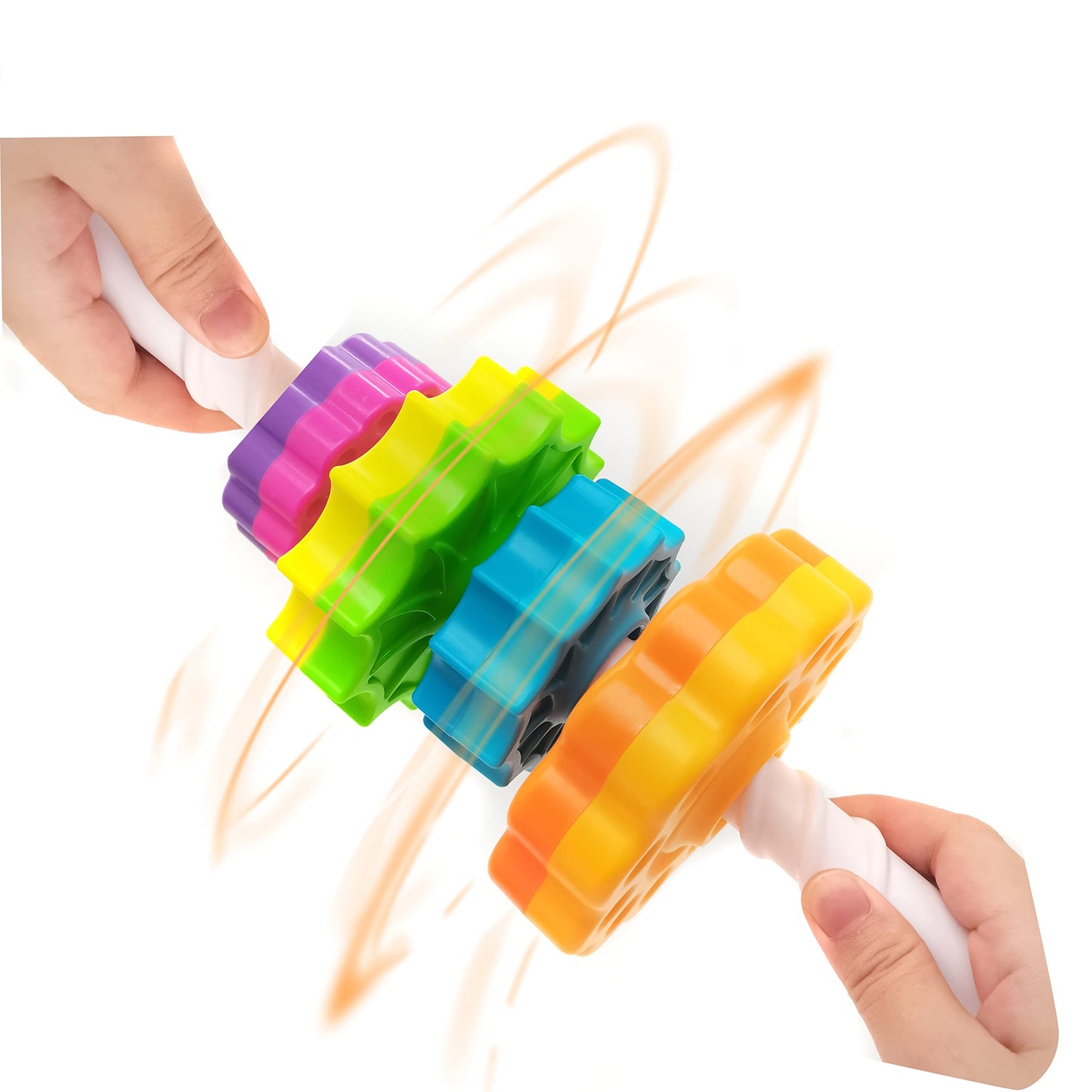 LBAIBB (1 PCS Spinning Stacking Toy,Spin Toy for Toddlers 1-3,Sensory Toys for Toddlers 1-3,Rainbow Spin Tower,Autism Spin Stack Toys,Suitable for Gifts for Boys and Girl