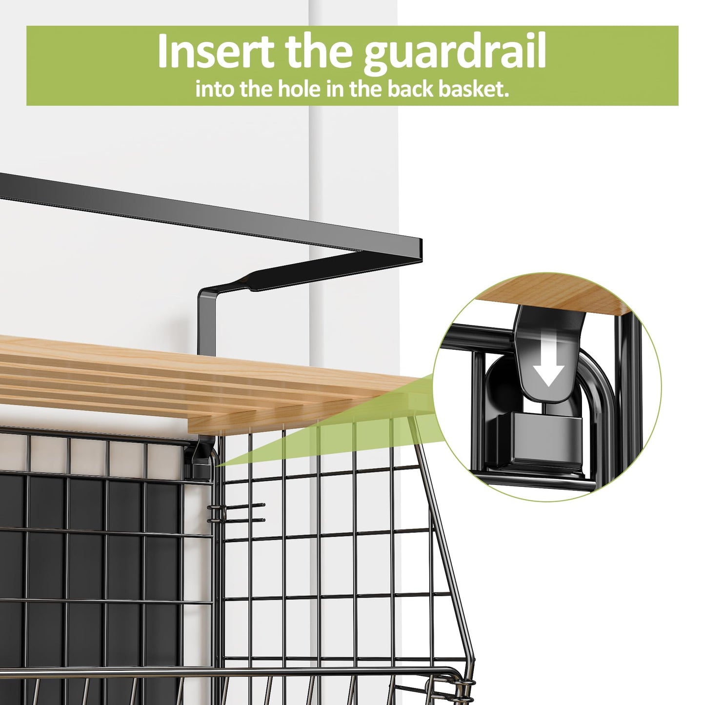 GGIU Magnetic Shelf for Fridge with Lid: 2 Pack Fruit Potato and Onion Storage Bin - Magnetic Spice Rack for Refrigerator & Kitchen Counter - Pantry Organizers and Storage