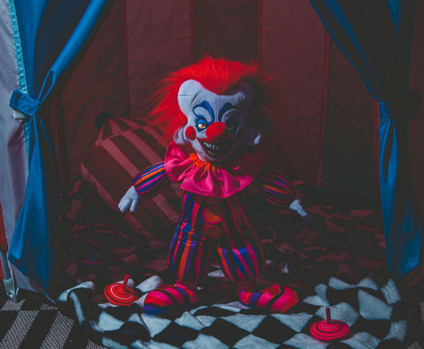 Killer Klowns from Outer Space Rudy 14-Inch Collector Plush Toy, Large Soft Stuffed Animal | 80s Horror Movie Collectibles
