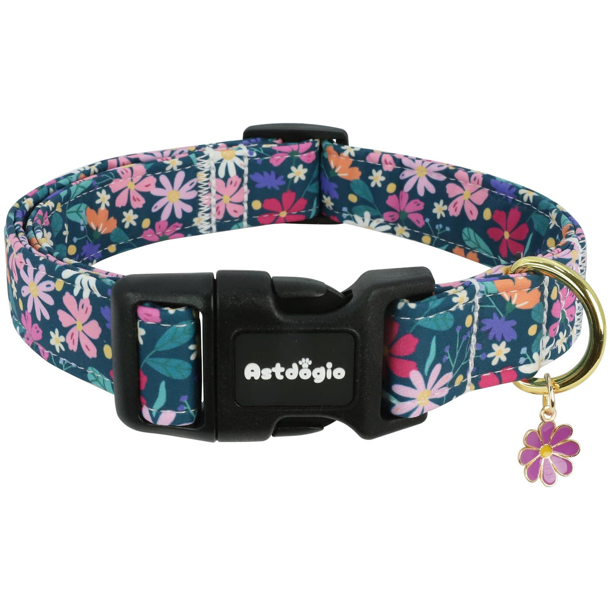 Astdogio Fall Dog Collar – Halloween & Thanksgiving Dog Collars for Extra Small Dogs – Soft & Comfortable Autumn Puppy Collar with Quick Release Buckle, Extra Small Dog Collars for Girl Boy Dogs-XS