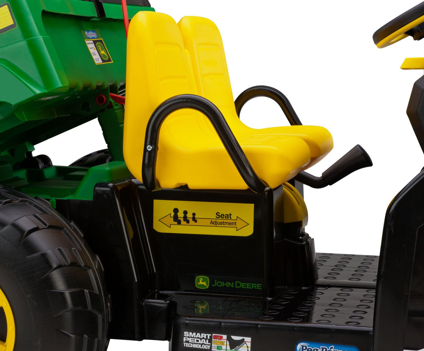 Peg Perego John Deere Gator XUV Extra-Large 12 Volt Ride-on, Durable Design for Kids 3-8, Green