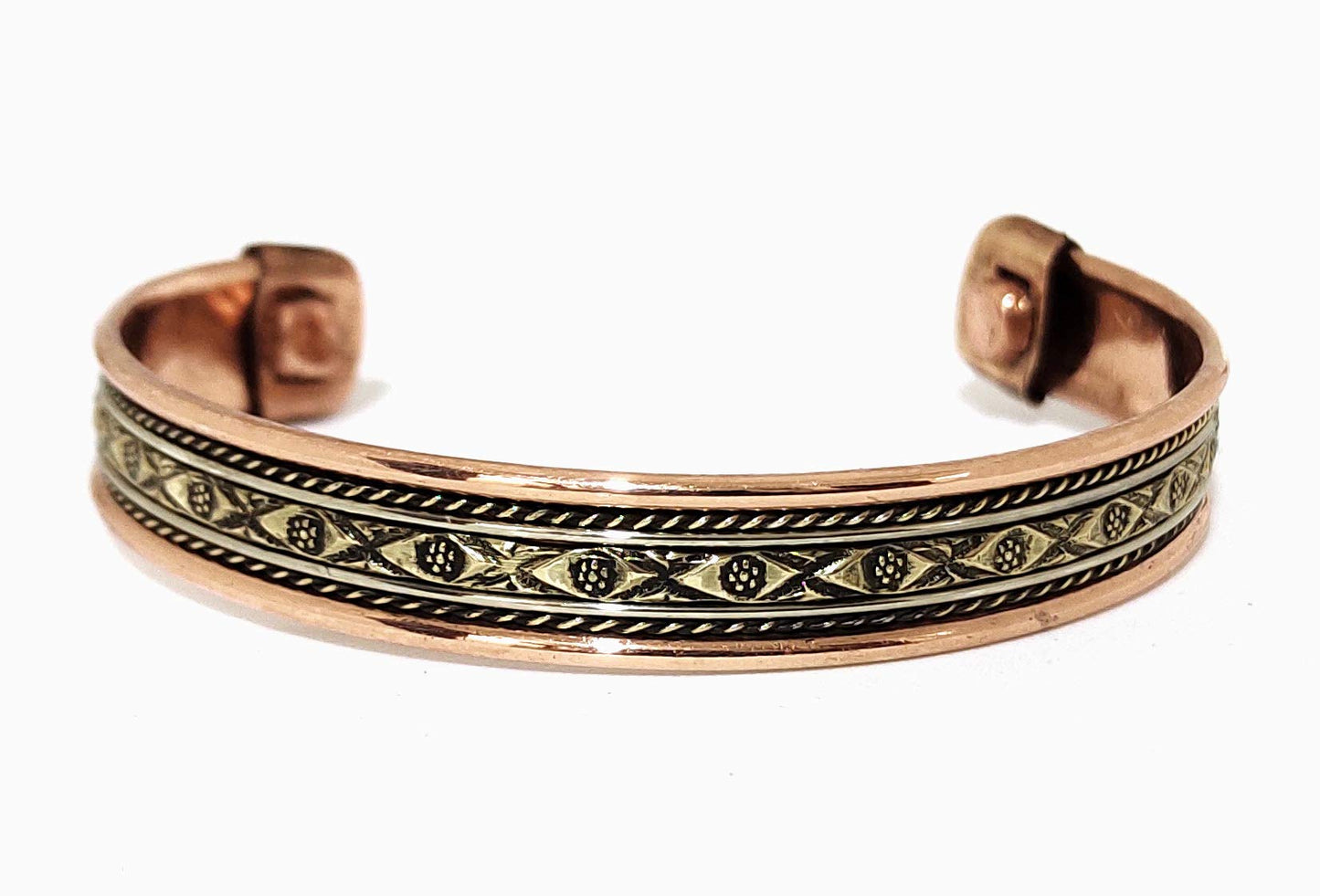 Sawcart Set Of 4 Copper Bracelet Pure Copper Therapy Effective & Natural Relief Cuff for Men's & Women's