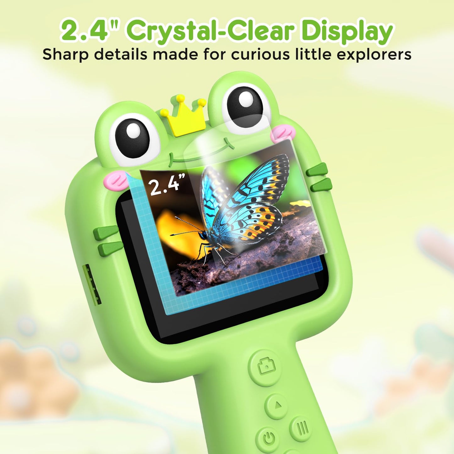 Borescope Camera for Kids - STEM Science Educational Toy for 4-12 Years Old Boys & Girls | Birthday Gift for Outdoor Adventures & Nature Discovery (Green)