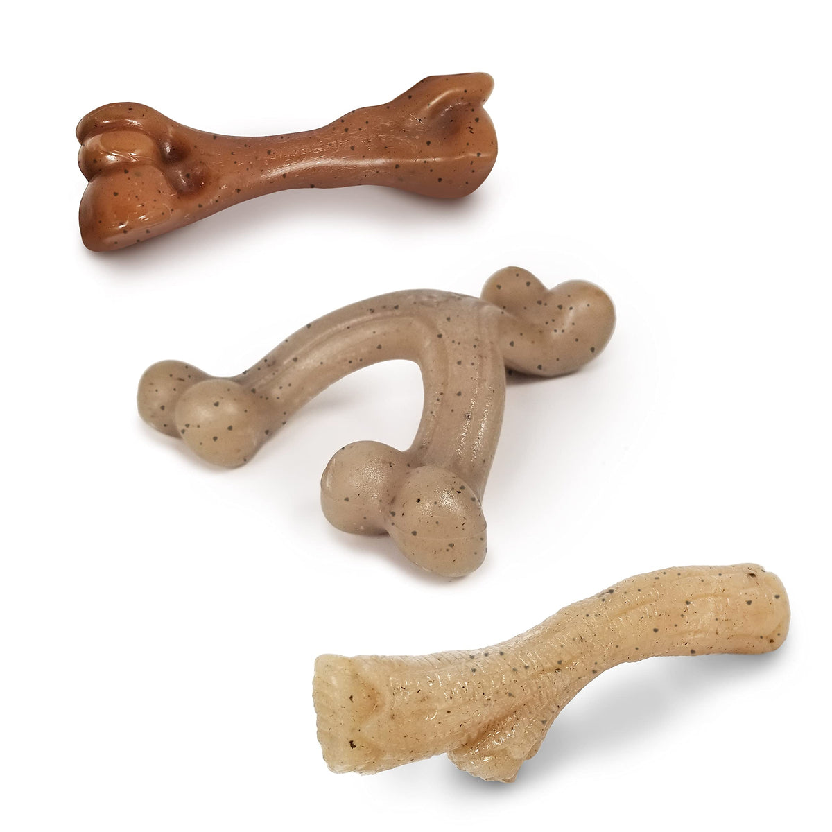 Nylabone Puppy Chew Gourmet Style Femur Dog Chew Toy, Bacon Flavor, Small