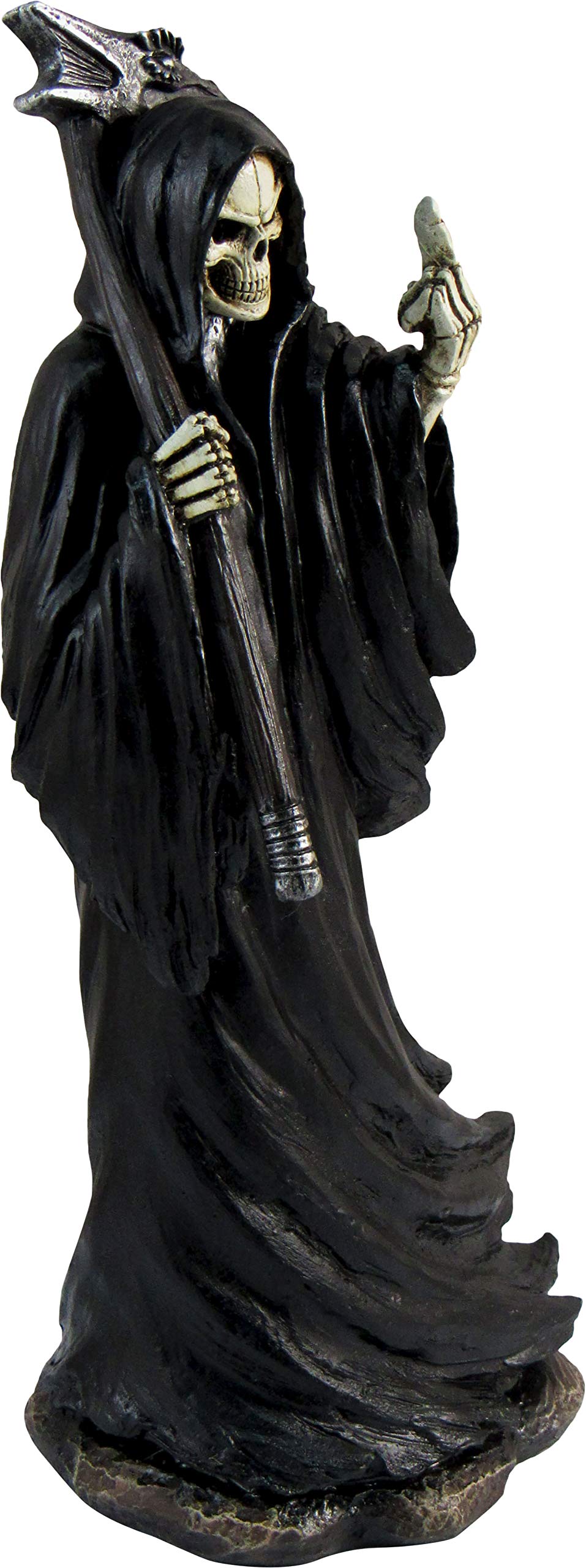 DWK Grim Grouch Reaper Flipping Bird Hand Painted Figurine