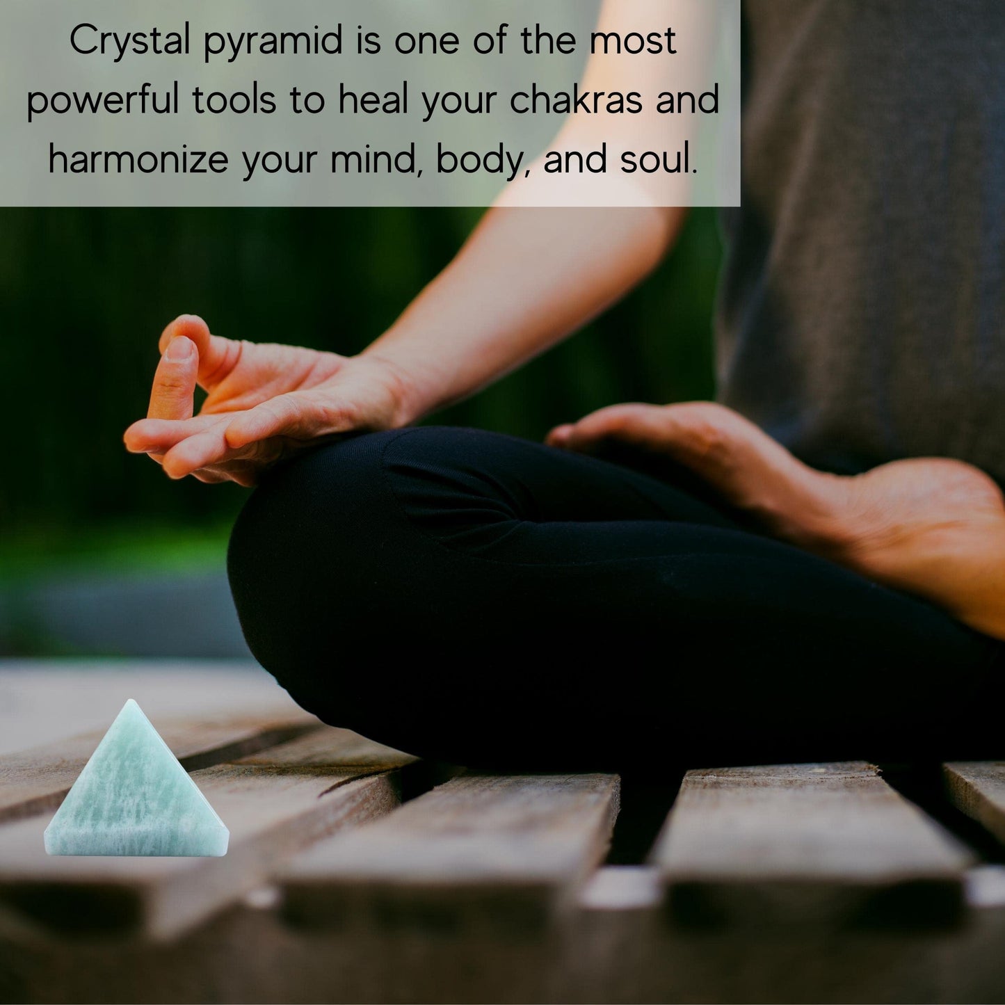 Amazing Gemstone Amazonite Pyramid Crystal Healing Stones - 1" Great Pyramid Figurine of Natural Stone Pyramid for Meditation, Reiki, Chakra Balancing and Crystal Pyramids Grid
