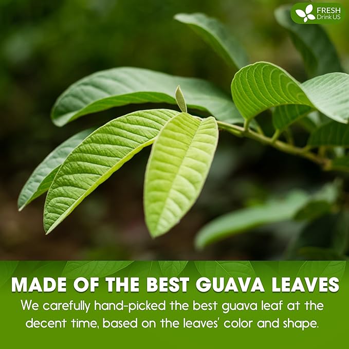 Premium 1.1oz Guava Leaf Pure Powder | Supports Stronger Digestion, Blood Sugar Balance, Detox & Immunity | Natural Herbal Superfood | Non-GMO, Gluten-Free, Vegan