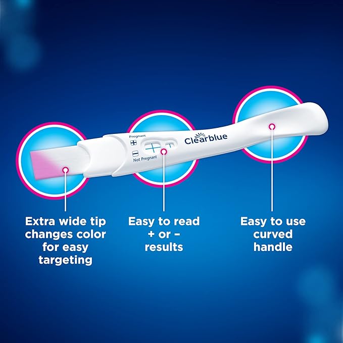 Clearblue Pregnancy Test Combo Pack, 4ct - Digital with Smart Countdown & Rapid Detection - Value Pack