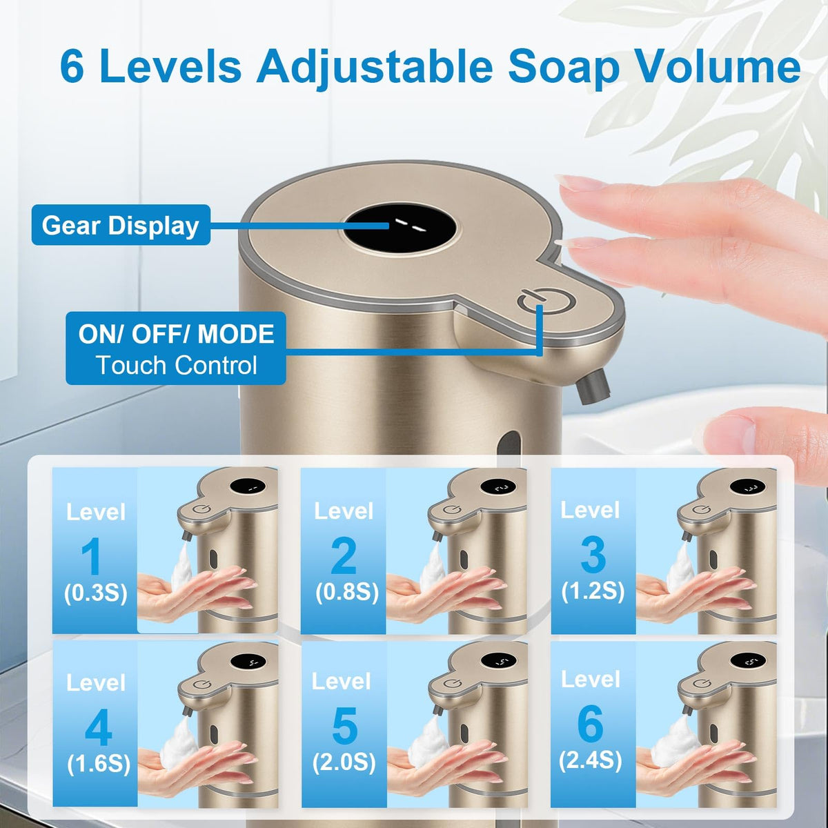 Automatic Foaming Soap Dispenser Touchless